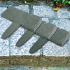 20 PCS Cobbled Stone Effect Plastic Garden Lawn Border Edging