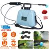 5L/1.3Gallon Electric Plant Sprayer Telescopic Rechargeable Garden Sprayer Automatic Handheld Sprayer with 3 Spray Spouts Shoulder Strap for Cleaning