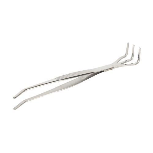 2 in 1 Stainless Steel Bonsai &amp; Gardening Tool Root Rake Tweezers