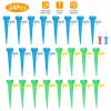 24Pcs Plant Watering Spikes Self Watering Devices Automatic Plant Waterer with Slow Release Control Valve For Outdoor Indoor Plant