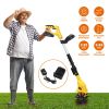 Cordless Electric Garden Tiller Cultivator With 20V Rechargeable Battery 3.93In Width 6.69In Depth 250RPM Max For Garden Yard Farm Lawn