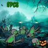Halloween Skeleton Yard Sign Decorations 6Pcs Glow in the Dark Halloween Skull Fluorescence Lawn Garden Sign with 12 Stakes for Haunted House Garden Y