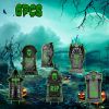 Halloween Tombstone Yard Sign Decorations 6Pcs Glow in the Dark Halloween RIP Tombstone Fluorescence Lawn Sign with 12 Stakes for Haunted House Garden