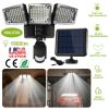 Solar Lights Outdoor 188 LEDs 1600lm Solar Security Lights Motion Sensor Lights 270°Lighting Angle Waterproof Dusk to Dawn Solar Wall Lights 360°Rotat