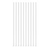 VEVOR Vertical Blind Replacement Slats, 10 Pcs Blind Slats with Connector, Counterweight Block, and Rope, Smooth Surface Polyester