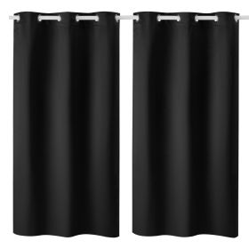 VEVOR Blackout Curtains, 63 Inch Length 2 Panels Set, 42 Inch Wide Each, Thermal Insulated Blackout Light Blocking Drapes, with Grommets