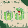 12in Motorized Pop-up Gift Box with Snowman, Outdoor Christmas Decorations with Motor & 60 LED Lights