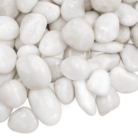 38lbs Decorative Garden Stone Outdoor Landscaping, Walkways, Yard, 2-3 inch Large Polished River Rocks for Plants Pots, Vases, Crafts