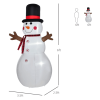 6ft Christmas Inflatables Outdoor Decorations Snowman
