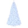 FCH 7ft 1346 Branches Automatic Tree Structure PVC Material 500 Lights Cool Color 8 Modes Christmas Tree White