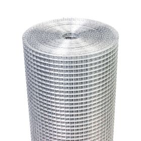 Hardware Cloth 1/2 inch 60in x 100ft 19 Gauge, Hot-dip Galvanized After Welding Chicken Wire Fence Roll Garden Plant Welded Metal Wire Fencing Roll