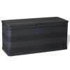 Storage Box Black Polypropylene Medium Storage Box Rectangular