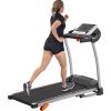 Easy Folding Treadmill for Home Use, 2.5HP Electric Running, Jogging & Walking Machine with Device Holder & Pulse Sensor