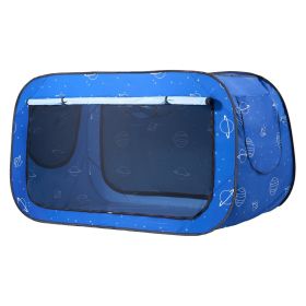 VEVOR Bed Tent, Pongee Fabric, 2 Doors Breathable Dream Tent with 0.33 in Fiber Poles on Bed Privacy, Full Size Block out Light Sleeping Bed Canopy