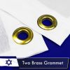 Israel Israeli Flag 3x5 Ft Printed 100D Polyester Country Flag Vibrant Colors Brass Grommets