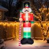 12FT Tall Lighted Christmas Inflatable Decoration, Inflatable Giant Soldier