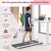 2 in 1 Under Desk Electric Treadmill 2.5HP, with Bluetooth APP and speaker, Remote Control, Display