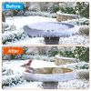 70W Bird Bath Heater for Outdoors Winter Heated Bird Bath Deicer Waterproof Aluminum Alloy Water Heater with Thermostat Auto Shutdown for Yard Patio F