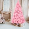 FCH 7ft 1800 Branch PVC Branch Iron Bracket Christmas Tree Pink