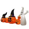8FT Long Halloween Inflatables Pumpkins Ghost Outdoor Decorations