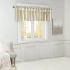 Lightweight Faux Silk Valance With Beads Champagne 50x26"