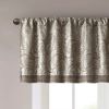 Jacquard Window Valance Blue/Brown 50x18"