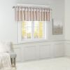 Lightweight Faux Silk Valance With Beads Blush 50x26"