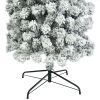 7.5ft Pencil Flocking Christmas Tree