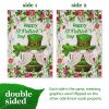 Garden Flag Happy St. Patrick's Day Leprechaun Gnome 12x18 inch Blockout Fabric Double Sided