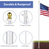 10ft Flag Pole | 22FLP020-10FT-09 Upgraded Version