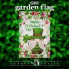 Garden Flag Happy St. Patrick's Day Leprechaun Gnome 12x18 inch Blockout Fabric Double Sided