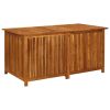 Storage Box Solid Acacia wood, Polyethylene 59.1 x 31.5 x 29.5 in
