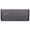 Garden Storage Box Dark grey and black 100% Polypropylene Large