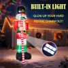 12FT Tall Lighted Christmas Inflatable Decoration, Inflatable Giant Soldier