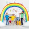 1PC Inflatable Rainbow Sprinkler Backyard Games Outside Water Toy Yard