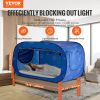VEVOR Bed Tent, Pongee Fabric, 2 Doors Breathable Dream Tent with 0.33 in Fiber Poles on Bed Privacy, Full Size Block out Light Sleeping Bed Canopy