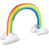 1PC Inflatable Rainbow Sprinkler Backyard Games Outside Water Toy Yard