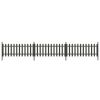 Picket Fence with Posts 3 pcs WPC 241.7"x31.5"