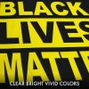 Black Lives Matter (Black/Yellow) Flag 3x5 Ft 2-Pack Printed 150D Polyester