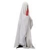 4.3ft Halloween Decorations Outdoor Life Size Animatronics Ghost with Trident, Sound-Actived Party Decor with Green Lights and Creepy Sound