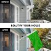 Combo Pack 6 Feet Tangle Free Spinning Flagpole White Solid Lime Green Flag 3x5 ft Printed 150D Brass Grommets Flag Included Aluminum Flag Pole