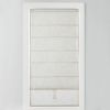 Linen Blend Light Filtering Cordless Roman Shade White 27x64"