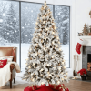 8ft Flocked Christmas Tree