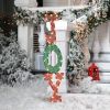 Lighted JOY Letter Sign Christmas Yard Decorations
