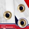 American USA Flag 4x6 Ft LiteWeave Pro Series Printed 150D Polyester Country Flag Indoor Outdoor Vibrant Colors Brass Grommets Thicker and More Durabl