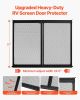 VEVOR RV Screen Door Protector, 24.5 x 20 inch Door Grille, Easy to Install and Disassemble, Reinforced Breathable Protective Mesh