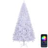 7 FT Pre-lit Artificial Christmas Tree, APP Controlled Xmas Tree Hinged Branches with 400 RGB Lights and 1150 Branch Tips