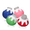 Set of 4 Lighted Ball Ornaments Christmas Decorations