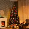 7.5 FT Artificial Christmas Tree with DIY 350 Warm White LED Lights