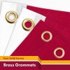 2 Pack: Florida FL State Flag 3x5 Ft Printed 150D Polyester 4 Corner Brass Grommets Vibrant Colors Perfect For Balcony More Durable Than 100D 75D Poly